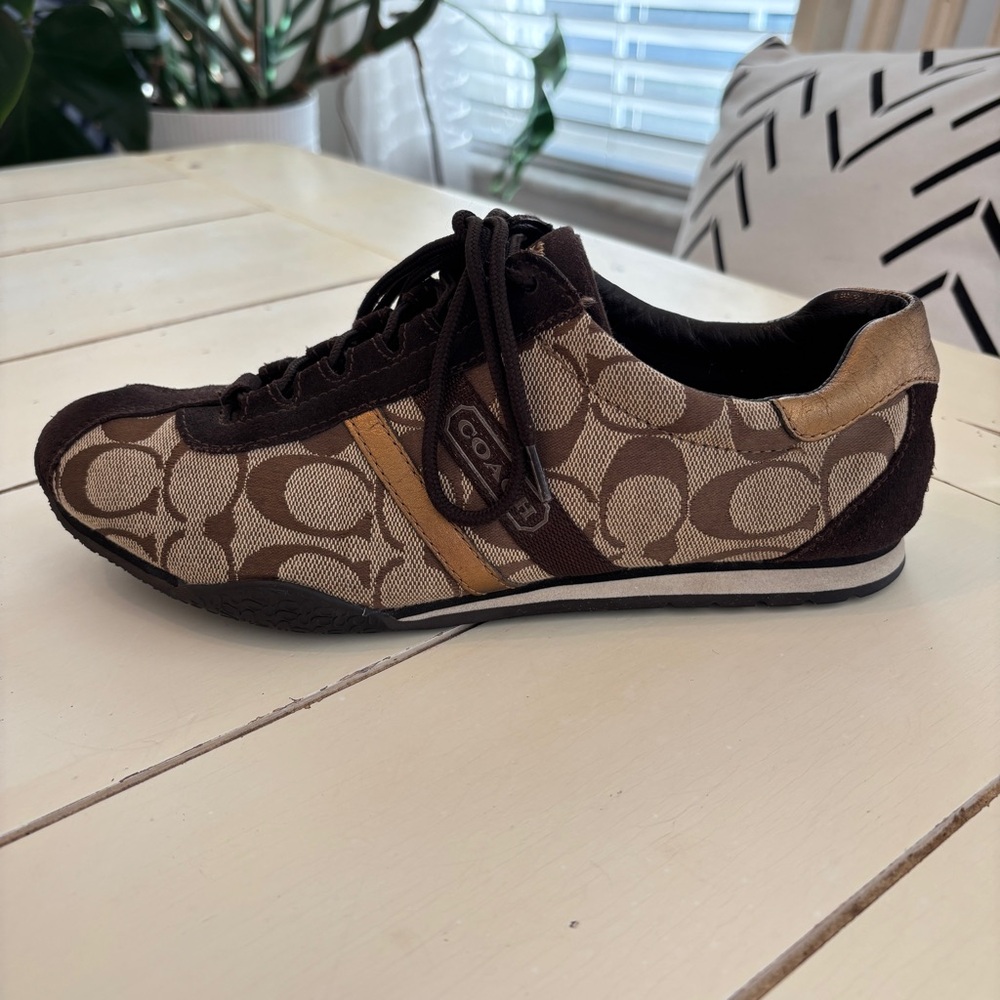 Coach Katelyn Monogram Signature Lace Up Sneakers Women’s Size 8 - Picture 15 of 15